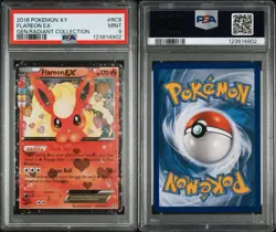 Pokemon 2016 XY Generations Radiant Collection #RC6 Flareon EX PSA 9 - Image 3