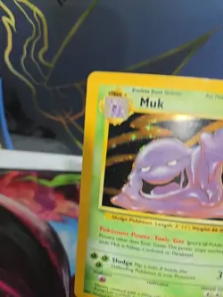 Muk - 13/62 - Holo Rare - Unlimited Edition Fossil Pokemon MP, #11 - Image 4