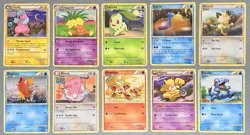 Pokemon HGSS Base Set Regular Vintage Card Lot x10 NM 💎 - Image 1