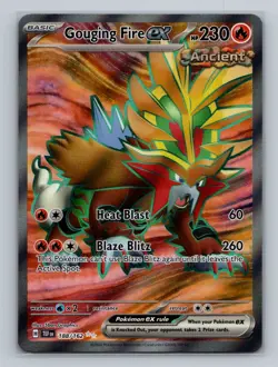Pokemon SV05: Temporal Forces #188/162 Gouging Fire ex - Image 1