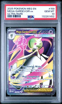 2025 POKEMON MEG EN-MEGA EVOLUTION ULTRA RARE #159 MEGA GARDEVOIR EX PSA 10 - Image 1