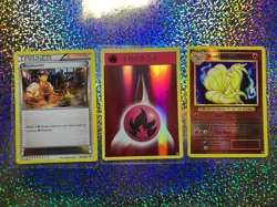 Pokemon TCG: Reverse Holo 15/108 Ninetales; Sheen Holo 88/106 Blacksmith - Image 1