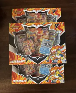 Pokemon TCG Infernape V Collection Box Lot of 3 Factory Sealed SWSH 820650871191 - Image 1