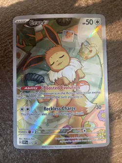 Pokemon TCG Prismatic Evolutions Eevee Black Star Promo #173 NM Free Shipping - Image 1