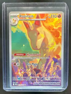2025 Pokemon SV Destined Rivals Rapidash #189/182 - Image 1