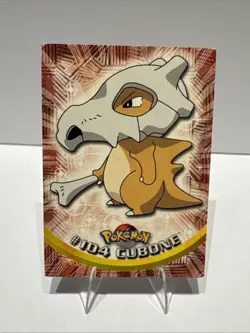 Topps Pokemon Cubone #104 2000 TV Animation Edition Non Holo Blue Logo - Image 1