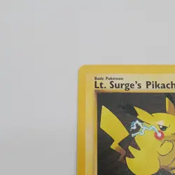 Lt. Surge’s Pikachu 81/132 Gym Heroes Common LP Pokemon TCG - Image 2