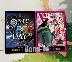 One Piece Chinese Card 2PC 3rd Anniversary Jewelry Bonney & One Piece Day DON!! - Image 1