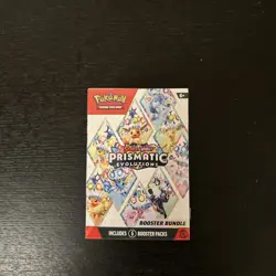 Pokemon TCG Scarlet & Violet Prismatic Evolutions Booster Bundle 6 Packs Sealed - Image 1