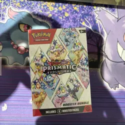 Pokemon TCG Scarlet & Violet Prismatic Evolutions Booster Bundle - 6 Packs - New - Image 1