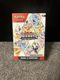 Pokemon TCG Scarlet & Violet Prismatic Evolutions Booster Bundle 6 Packs Sealed - Image 1