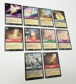 Disney Lorcana Theme Lot - Tinker Bell Theme Lot of 10 Cards - Image 2