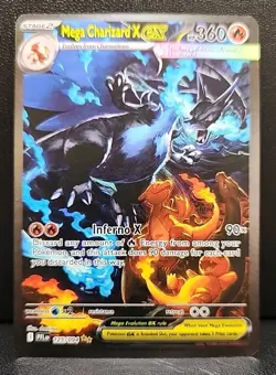 Mega Charizard X EX SIR 125/094 (English) Phantasmal Flames Pokemon TCG NM - Image 1