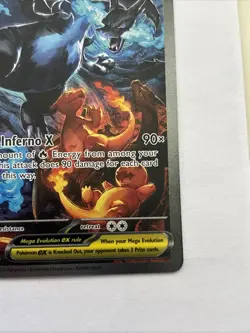 Mega Charizard X EX SIR 125/094 Pokemon Phantasmal Flames TCG English - Image 4
