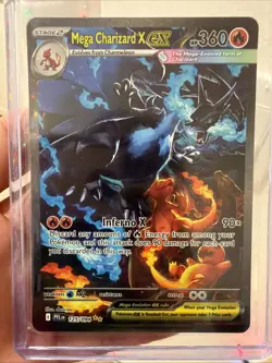 Mega Charizard X EX SIR 125/094 (English) Phantasmal Flames Pokemon TCG - Image 2
