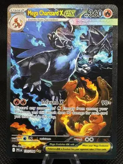 Mega Charizard X EX SIR 125/094 (English) Phantasmal Flames Pokemon TCG - Image 1