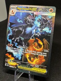 Mega Charizard X EX SIR 125/094 (English) Phantasmal Flames Pokemon TCG - Image 3