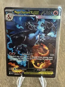 Mega Charizard X EX SIR 125/094 (English) Phantasmal Flames Pokemon TCG - Image 1