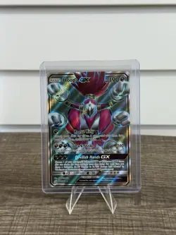 Pokemon Hoopa GX TCG Sun & Moon Team Up 166/181 Holo Ultra Rare - Image 1