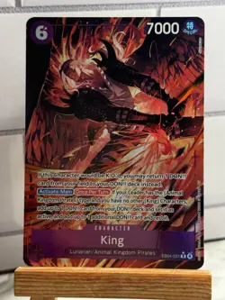 One Piece The Azure Sea’s Seven OP14 King EB04-031 R Alt Art English - Image 1