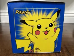 1999 Pokemon Pikachu 23k Gold Plated Trading Card Burger King Blue Box SEALED - Image 1