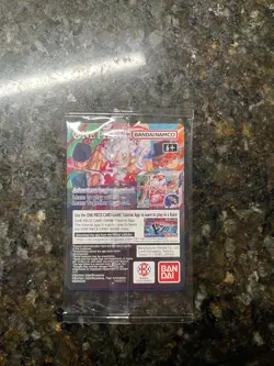 ONE PIECE Monkey D. Luffy College Basketball US Voyage Promo Card SEALED RU 1/27 - Image 2
