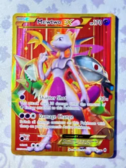 Pokemon Card - Mewtwo EX Full Art Breakthrough 164/162 Holo Rare MP-HP SEE PICS - Image 1