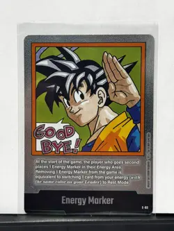 Energy Marker E-83 Silver Manga Booster 02 Dragon Ball Card English - Image 1
