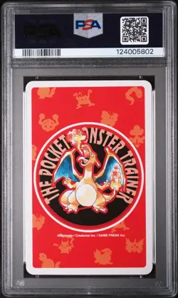 1996 POKEMON RED VERSION PLAYING CARDS 9 OF CLUBS #054 PSYDUCK PSA 9 - Image 2