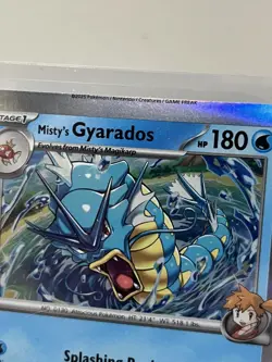 Misty's Gyarados 49/182 Holo RARE MISCUT ERROR CARD - Image 2