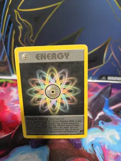 Pokemon RAINBOW ENERGY Card 80/82 Rare LP Team Rocket Regular WOTC #10 - Image 1
