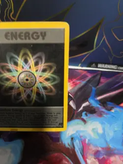 Pokemon RAINBOW ENERGY Card 80/82 Rare LP Team Rocket Regular WOTC #10 - Image 2