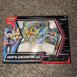 Pokemon TCG Hop's Zacian ex Collection Box Sealed Brand New. USA SELLER - Image 1