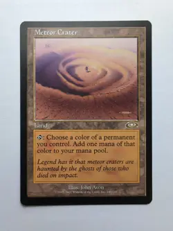 MTG Meteor Crater (PLS) Planeshift Regular Rare 140/143 - Image 1