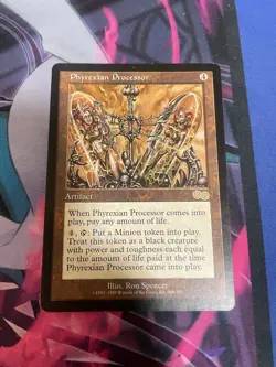 MTG - PHYREXIAN PROCESSOR - RARE - URZA'S SAGA - LP - Image 1