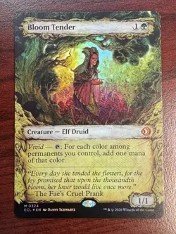 🌈 Bloom Tender - Showcase FOIL - MTG Lowryn Eclipsed - NM/M - Image 1