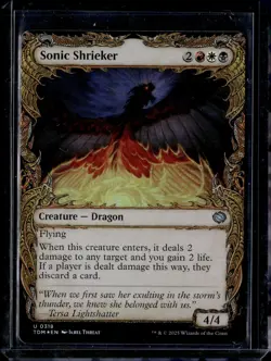 Sonic Shrieker - 318 - Foil - TDM - NM - MTG Magic the Gathering - Image 1