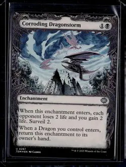 Corroding Dragonstorm (Showcase) - 297 - Foil - TDM - NM - MTG - Image 1