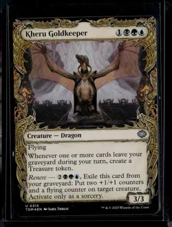 Kheru Goldkeeper (Showcase) - 313 - Foil - TDM - NM - MTG Magic the Gathering - Image 1