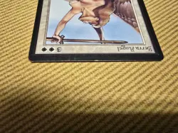 Magic the Gathering Serra Angel Beta Edition Moderate Play LP/MP 1993 - Image 4
