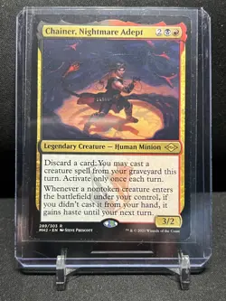 Chainer, Nightmare Adept - MTG Magic 2021 Modern Horizons 2 LP - Image 1