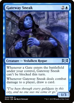 X 1 Gateway Sneak NM-M Ravnica Allegiance RNA 040 MTG Magic The Gathering - Image 1