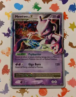 Pokemon TCG Mewtwo LV.X DP28 Diamond and Pearl Promo English 2008 - Image 1