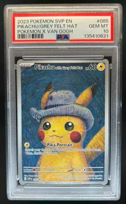 2023-25 Pokemon SV Black Star Promos SVP EN Pikachu #085 PSA 10 - Image 1