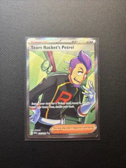 Pokemon TCG Team Rockets Petrel 226/182 SV Destined Rivals Ultra Rare Full Art - Image 1