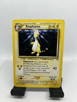 Pokemon Ampharos HOLO 1/111 - Neo Genesis - VINTAGE 1999 Pokemon TCG - Image 1