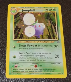Pokemon TCG - Jumpluff 7/111 Neo Genesis Holo - Light Played - Image 1