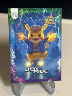 Joy Ride Pikachu #145 Laser Holo Electric Pikachu Cosplay - Pokemon ZL13 - Image 1