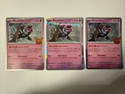 *Set Of 3* Munkidori Twilight Masquerade/ Trick Or Trade Pokemon - Image 1