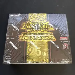Yugioh Quarter Century Bonanza Booster Box 1st Edition Factory Sealed - Image 1